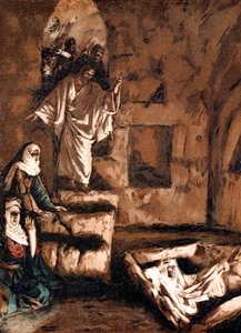 यीशु ने कब्र से लाजर को उठाया, 1897 द्वारा जेम्स जैक्स जोसेफ टिसोट