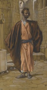 जुदास इस्कैरियट, द लाईफ ऑफ अवर लॉर्ड जीसस क्राइस्ट का चित्रण, 1886-94 (कागज पर ग्रेफाइट से अधिक) द्वारा जेम्स जैक्स जोसेफ टिसोट