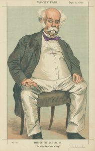 सल्दान्हा के ड्यूक, वह एक राजा रहे होंगे, 2 सितंबर 1871, वैनिटी फेयर कार्टून (रंग लिथो) द्वारा जेम्स जैक्स जोसेफ टिसोट