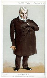 एकमात्र व्यक्ति जो कभी श्री ग्लैडस्टोन मुस्कान, 1871 बनाने के लिए जाना जाता है द्वारा जेम्स जैक्स जोसेफ टिसोट