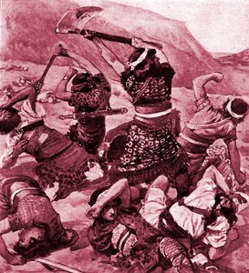 शमगर, जे जेम्स टिसॉट द्वारा अनथ के पुत्र - बाइबिल द्वारा टिसोट के बाद जेम्स जैक्स जोसेफ
