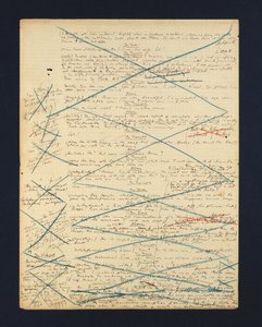 Ulysses, Paris, जुलाई - दिसंबर 1920 के &39;Circe&39; प्रकरण की ऑटोग्राफ पांडुलिपि (कागज पर कलम और स्याही और पेंसिल) (यह भी देखें 490419) द्वारा जेम्स जॉयस