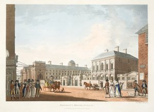 प्रोवोस्ट्स हाउस, डबलिन, 1794 (हाथ से रंगा हुआ उत्कीर्णन)