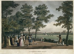 सेंट स्टीफन ग्रीन, डबलिन, डब्लिन के बीस विचारों के एक सेट से, 1796