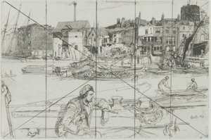 काला शेर घाट द्वारा James Abbott McNeill Whistler
