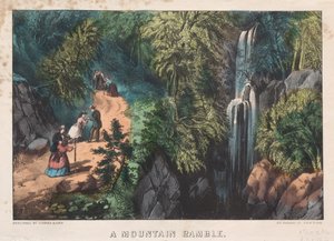 ए माउंटेन रामबल, सी। 1872-1874। द्वारा जेम्स मेरिट इवेस