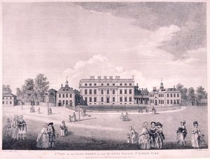 बकिंघम हाउस, वेस्टमिंस्टर, लंदन के पूर्वी सामने, 1796