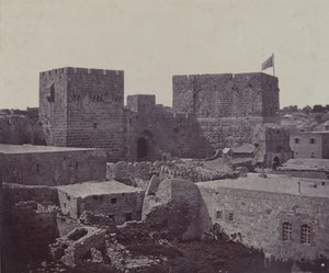 जेरूसलम - पुराने शहर का खंड द्वारा जेम्स रॉबर्टसन