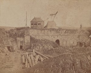 मालाकॉफ़ टॉवर के अवशेष द्वारा जेम्स रॉबर्टसन