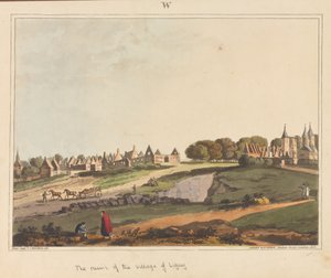  लंगा गांव के खंडहर , 1815 द्वारा जेम्स राउज़