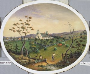वैन ब्रंट होमस्टेड, c.1865 (wc पेपर पर) द्वारा जेम्स राइडर वैन ब्रंट