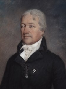 Marquis de Lafayette (ग्रे पेपर पर पेस्टल) द्वारा जेम्स शेरेंस
