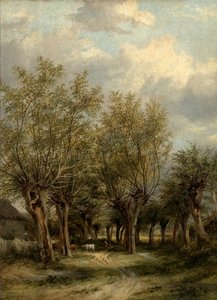 नॉरविच, नॉरफ़ॉक के पास एक लेन, c.1830