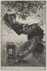 द हैमॉक, 1880। द्वारा जेम्स टिसोट