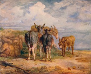 गधे, c1831 1904 द्वारा जेम्स वार्ड