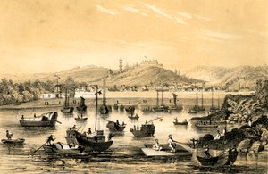 ब्रिटिश वाणिज्य, चीन, 1847 के अंत में हुई संधि द्वारा खोले गए पांच बंदरगाहों में से एक