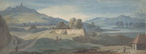 लैंडस्केप, एन.डी. द्वारा जान फ्रैंस वैन ब्लोमेन