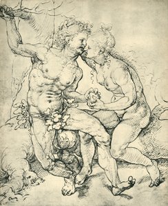 एडम और ईव, 1520-1525, 1943। द्वारा जन गोश्त