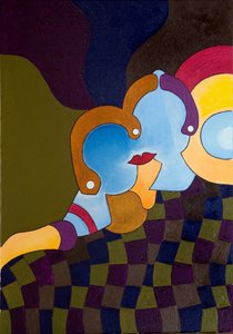अकेले एक साथ, 2007 (कैनवास पर तेल)