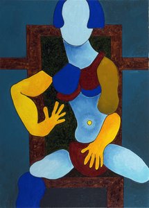 महंगी बिकनी वाली लड़की, 2007बी (कैनवास पर तेल)