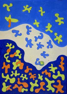 शावर परदा, 2010 (कैनवास पर तेल) द्वारा जान ग्रोनबर्ग