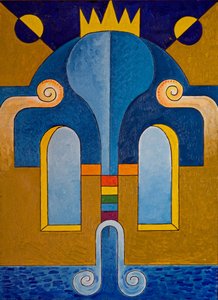 दुल्हन, 2006 (लकड़ी पर तेल) द्वारा जान ग्रोनबर्ग