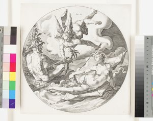 द क्रिएशन ऑफ़ ड्राई लैंड एंड सीज़, c.1589