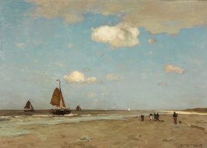 Strandszene। 1887
