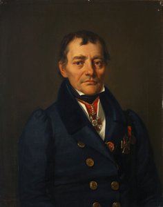 लेखक प्योत्र इवानोविच सोकोलोव का पोर्ट्रेट 1766-1836, 1830