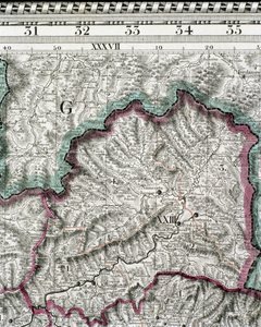 हंगरी के राज्य का नक्शा, गॉडफ्रीड द्वारा मुद्रित