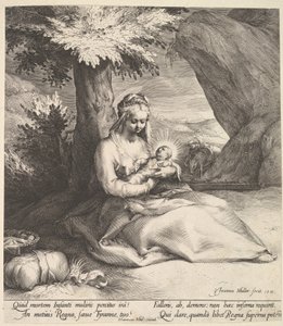 मिस्र में उड़ान पर आराम करो, सीए। 1613. द्वारा जान मुलर