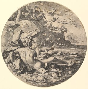 द फिफ्थ डे डेज़ वी, द क्रिएशन ऑफ द वर्ल्ड की श्रृंखला से, सीए। 1597.