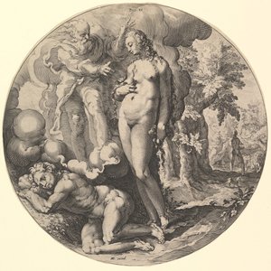 द सिक्स्थ डे डाइज VI, द क्रिएशन ऑफ द वर्ल्ड की श्रृंखला से, सीए। 1598.