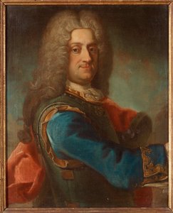 मिजटेन्स (मेयटेन्स), मार्टिन वैन, द यंगर (1695-1770) द्वारा काउंट ट्यूर गेब्रियल बीलके (1684-1763) का पोर्ट्रेट। तेल के रंगों से केन्वस पर बना चित्र। आयाम: 80x64,5 सेमी। निजी संग्रह