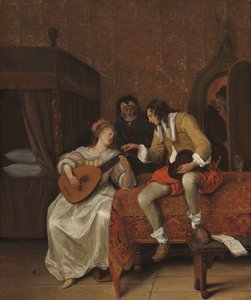 Ascagnes और Lucelle संगीत पाठ, 1667।