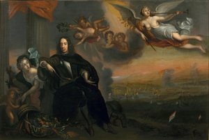 1667 में चैथम में विक्ट्री के प्रेरक के रूप में कॉर्नेलिस डे विट (1623-1672)