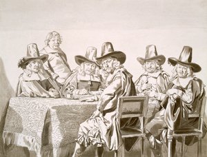 हार्लेम में 'द रीजेंट्स ऑफ द चिल्ड्रेन अनाथालय' का अध्ययन, पब। 1821-28। द्वारा जन दे ब्रे