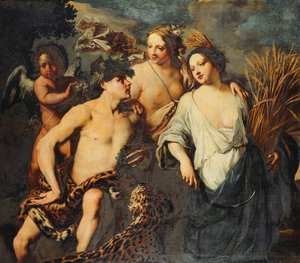 1645 "सायरस और Bacchus Bacchus वीनस के बिना"