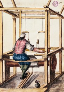 वेनेटियन पांडुलिपि, इटली की पोशाक से जन वैन ग्रेवेनब्रोएक (1731-1807) द्वारा वीवर, चित्रण द्वारा जन वैन ग्रीवेनोबेक