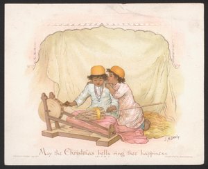 क्रिसमस कार्ड (क्रोमोलिथो)