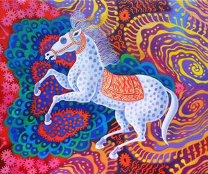 सर्कस हॉर्स, 2016, द्वारा जेन टैटर्सफ़ील्ड