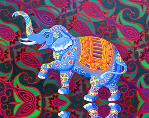 भारतीय हाथी, 2016 द्वारा जेन टैटर्सफ़ील्ड