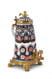 दुर्लभ दुर्लभ इमरती कॉफी पॉट और कवर (सिरेमिक) द्वारा जापानी स्कूल