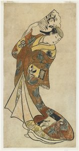 फुजीमुरा हांडे II इन ए डांस सीन, 1720s द्वारा जापानी स्कूल