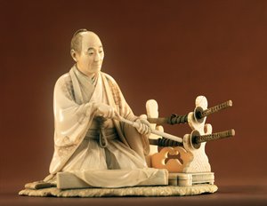 समुराई, ओकिनोमो, ईदो अवधि (1603-1868) द्वारा जापानी स्कूल