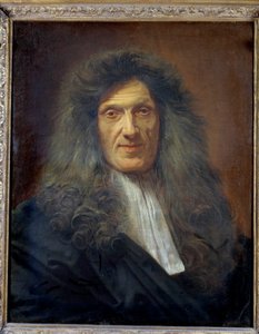 लुइस XIV के डॉक्टर का पोर्ट्रेट, रेमंड फिनोट (1636-1709) जीन बैप्टिस्ट जौवेनेट (1644-1717) 1704 द्वारा पेंटिंग। मंद 0,73 x 0,59 मीटर मुसी डू लौवर, पेरिस
