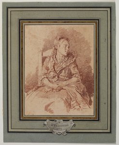 युवा लड़की बैठा, 1785 द्वारा जीन ऑनर फ्रैगनार्ड
