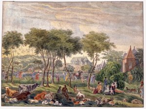 रीयूनियन द्वीप. 1813 (जलरंग) द्वारा जीन जोसेफ पाटू डी रोजमोंट