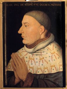 बिना किसी डर के जीन का पोर्ट्रेट, ड्यूक ऑफ बरगंडी (1371-1419) पेंटिंग का श्रेय जीन मालौएल को दिया जाता है (1397-1415 के बीच सक्रिय) द्वारा जीन (attr।) मालौएल या मैवेल