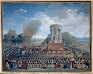 बेसनकॉन 14/07/1790 में फेडरेशन का पर्व जीन एलेक्सिस कॉर्नू (1755-1807) बेसनकॉन द्वारा पेंटिंग। मुसी डेस बीक्स आर्ट्स - 14 जुलाई 1790 को बेसनकॉन में फेडरेशन का महोत्सव। जीन एलेक्सिस कॉर्नू (1755-1807) द्वारा पेंटिंग। बेक्स-आर्ट्स संग्रहालय, बेसनकॉन, फ्रांस द्वारा जीन एलेक्सिस कॉर्नू